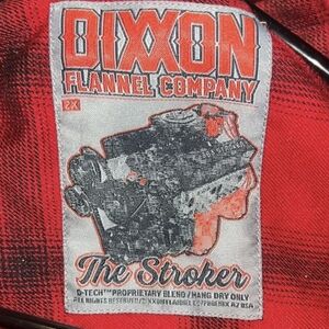 DIXXON Red and Black Flannel Shirt